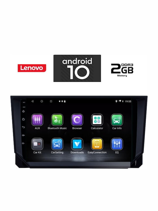 Lenovo Sistem Audio Auto pentru Seat Arona / Ibiza 2018> (Bluetooth/USB/AUX/WiFi/GPS/Partitură) cu Ecran Tactil 9" IQ-AN X5901_GPS