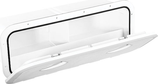 Lalizas Top Line Θυρίδα Αποθήκευσης Σκάφους Μ607xΠ243mm Λευκό Χρώμα