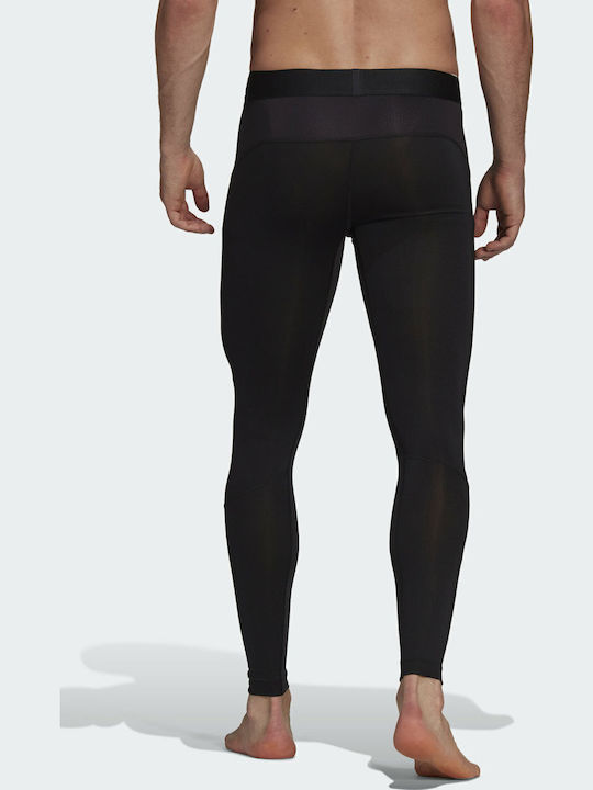 adidas Techfit Ανδρικό Αθλητικό Κολάν Compression Μακρύ Μαύρο