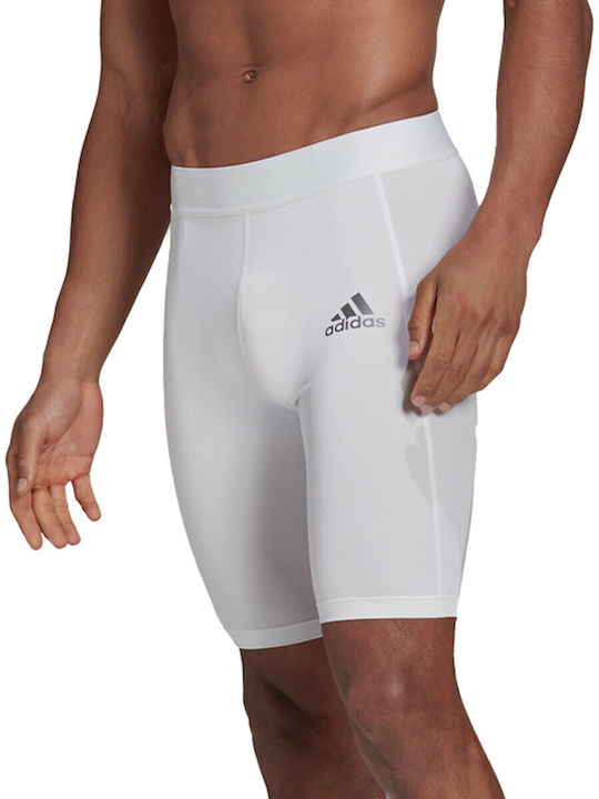 adidas Techfit Herren Thermo Shorts Weiß