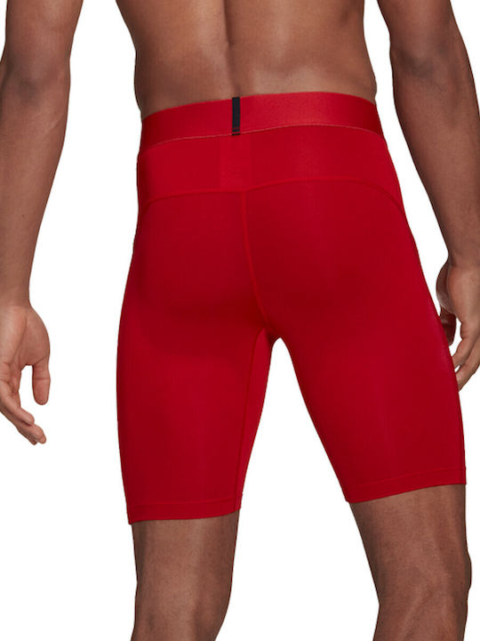 adidas Techfit Ανδρικό Ισοθερμικό Σορτς Κόκκινο