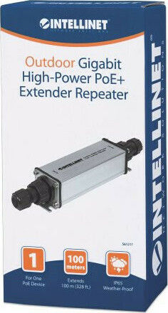 Intellinet 561211 PoE+ Repeater