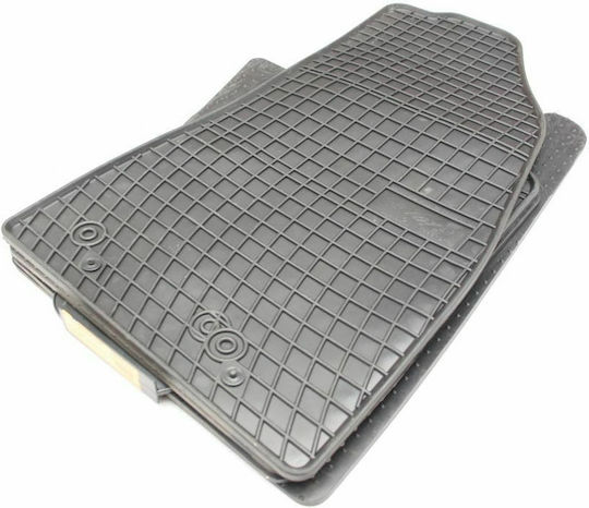 Frogum Set of Front and Rear Mats 4pcs for Fiat 500 2014+ Black