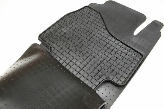 Petex Set of Front and Rear Mats 4pcs for Peugeot 108 Citroen C1 2014+ Black
