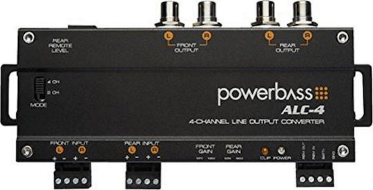 PowerBass Μετατροπέας 4 Καναλιών