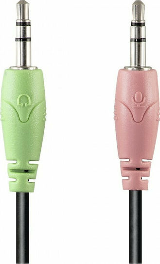 HAMA HS-P200 On Ear Căști Multimedia cu microfon și conexiune Jack de 3,5 mm