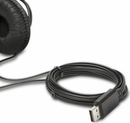 Kensington Classic USB-A Headset with Mic На ушите Мултимедийни слушалки с микрофон в Черен цвят