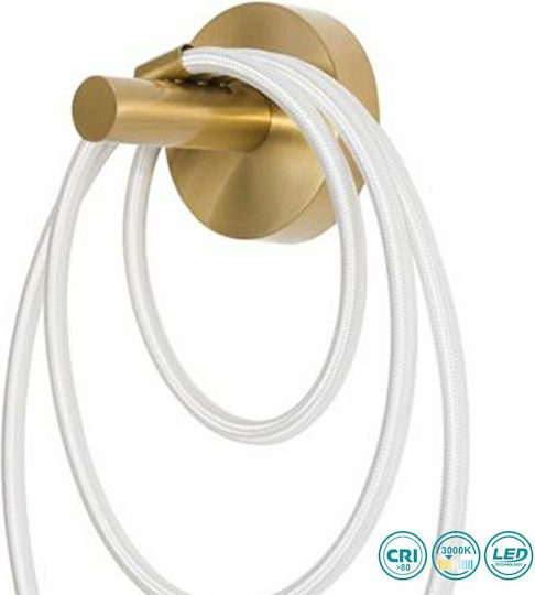 SoleLuce Barcellona Leuchte Wand LED Gold 35cm SoleLuce Barcellona Leuchte Wand LED Gold 35cm