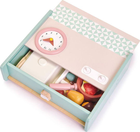 Tender Leaf Toys Children's Kitchen Wooden Portable Kitchen made of Wood 11pcs