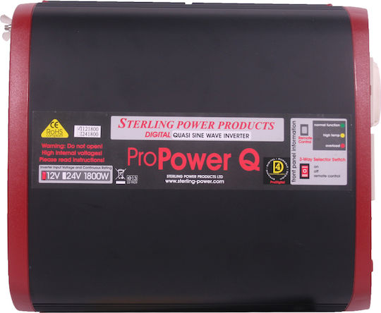 Sterling Power Car Inverter Modified Sinewave 1000W to Converter 24V DC in 230V AC