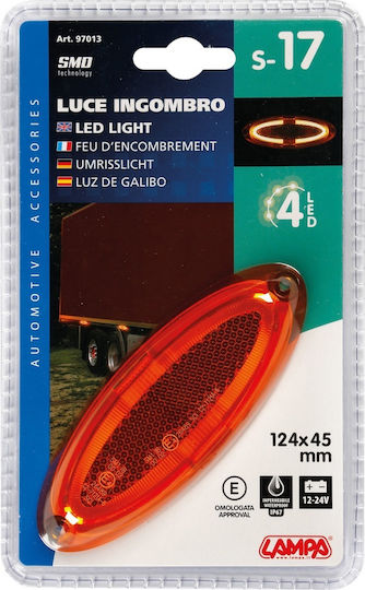 Lampa Truck Volume Lights 1pcs 12 / 24V - Orange L9701.3