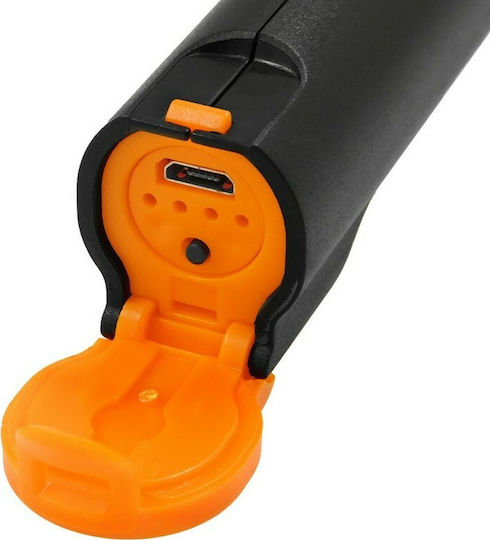 GloboStar Φακός Συνεργείου Επαναφορτιζόμενος LED IP54 Διπλής Λειτουργίας με Φωτεινότητα έως 350lm