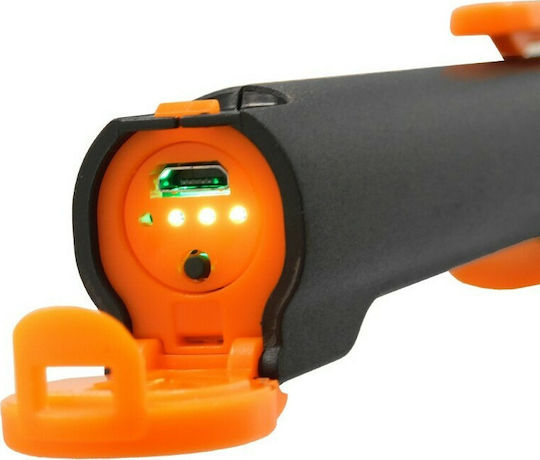 GloboStar Φακός Συνεργείου Επαναφορτιζόμενος LED IP54 Διπλής Λειτουργίας με Φωτεινότητα έως 350lm