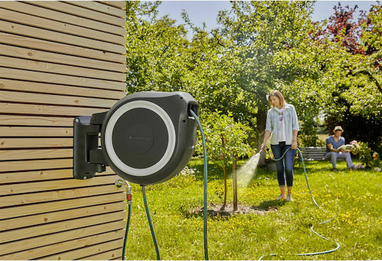Gardena Automatic Watering Wind Wall Mounted with Hose 30m L