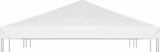 vidaXL Gazebo Cover 270gr/m² White with PVC Coating 3x4m