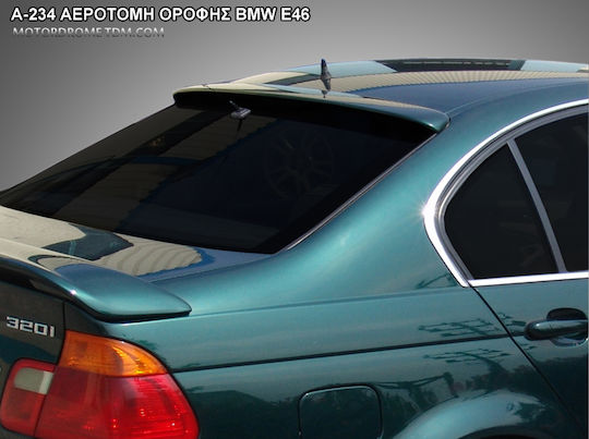 Motordrome Car Rear Spoiler Roof from Polyurethane for Bmw E46 1998-2007