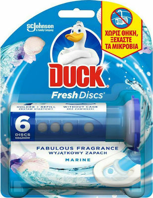 Duck Fresh Discs Block Toilet with Scent Marine