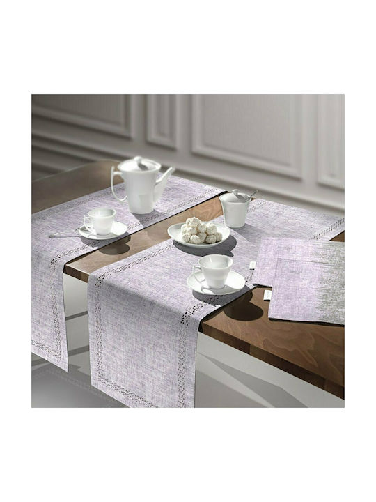 Saint Clair 3042 Platzdeckchen Stoff Lilac Silver 45x33cm 1719030121068 1Stück