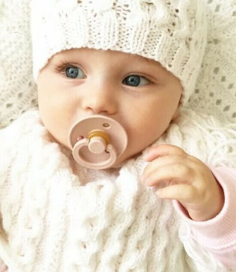 Bibs Colour Πιπίλες Καουτσούκ Vanilla / Blush για 0-6 μηνών 2τμχ