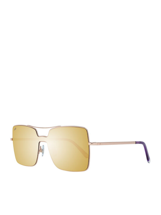 Web WE0201 34Z Women's Sunglasses with Rose Gold Metal Frame and Multicolour Lens