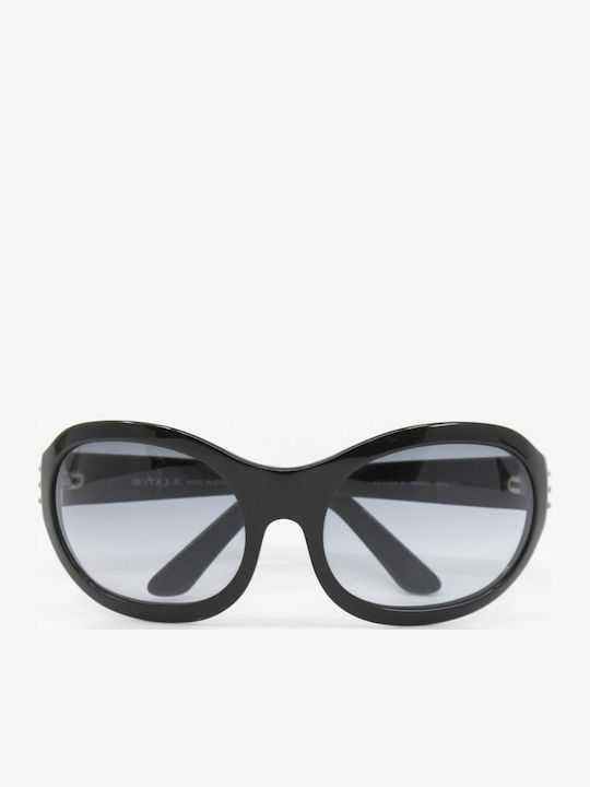 Vogue Women's Sunglasses with Black Frame and Gray Gradient Lens VO2364S W441