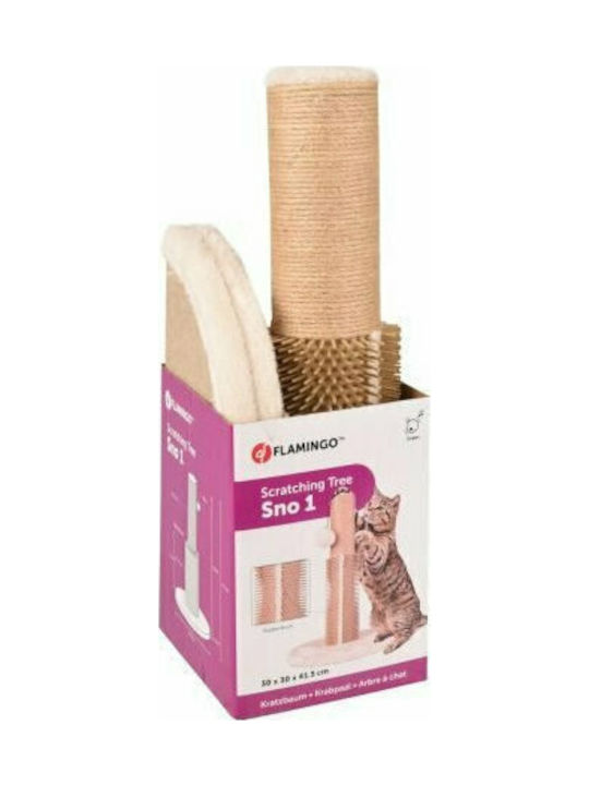 Flamingo Sno 1 Scratching Post Beige 30x30x41.5cm