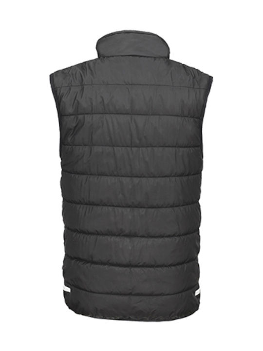 Result Kinderjacke Ärmellos Kurz Schwarz Padded Bodywarmer