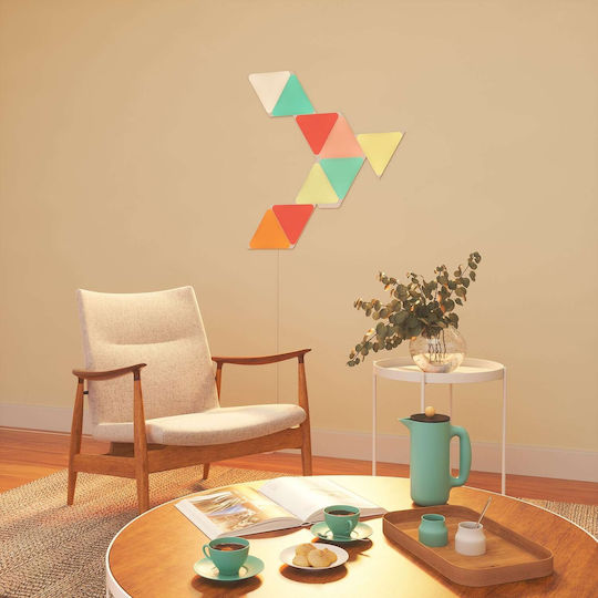 Nanoleaf Smart Decorative Table Lamp Shapes Triangles LED RGB Hexagon 9pcs