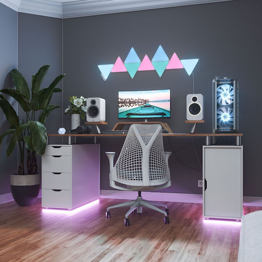Nanoleaf Smart Decorative Table Lamp Shapes Triangles LED RGB Hexagon 9pcs