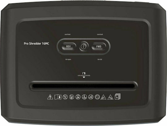 HP Καταστροφέας Εγγράφων ProShredder 16MC Micro Cut 16 Φύλλων με Κάδο 30lt