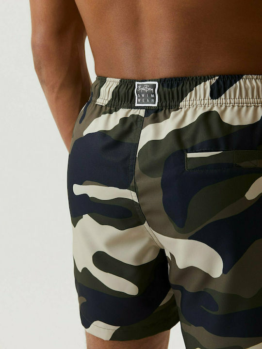 Sylvester Men's Swimwear Shorts Khaki Camo