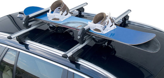 Auto Gs Iceberg Bare și suporturi pentru schiuri auto Din aluminiu Potrivite pentru 4 perechi de schiuri sau 2 plăci de snowboard