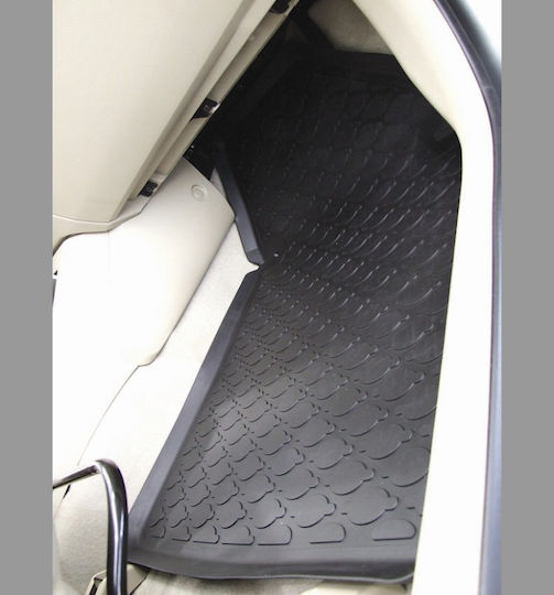 Auto Gs Set of Front and Rear Mats 4pcs Tray Type for Nissan Tiida Black