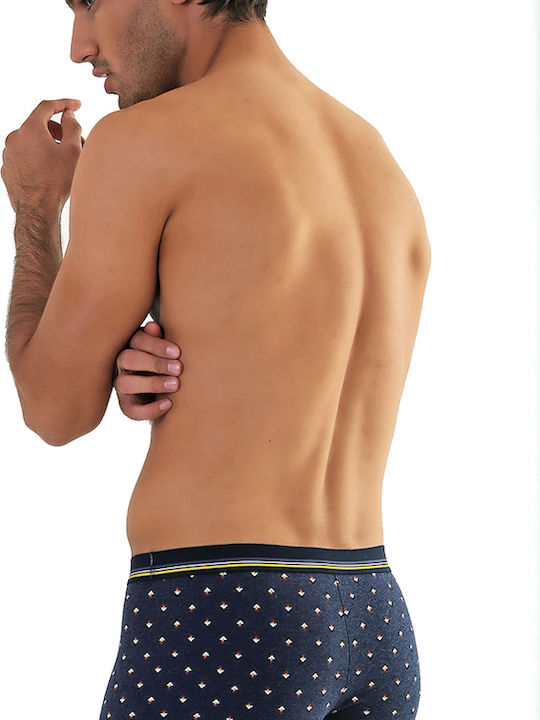 Bonatti Elpidio Men's Boxer Blue with Patterns