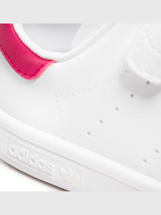 Stan Smith STAN SMITH CF C Детски маратонки Low Облачно Бяло / Смело Розово