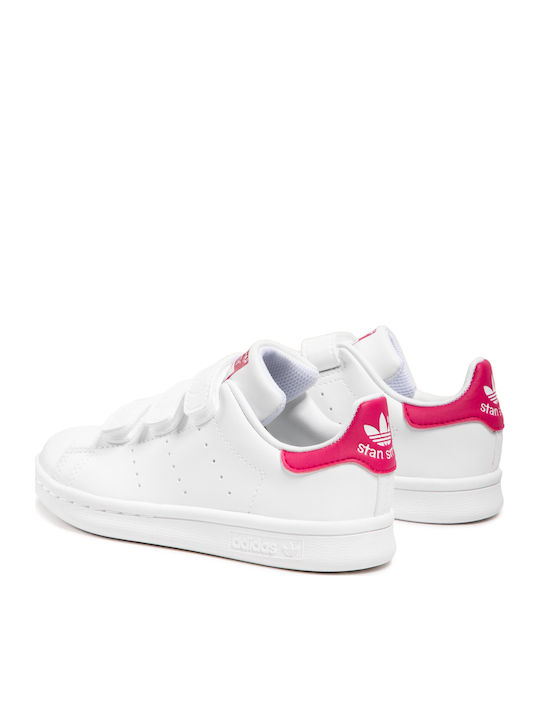 Stan Smith STAN SMITH CF C Детски маратонки Low Облачно Бяло / Смело Розово