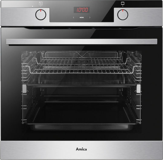 Amica ED37617X X-Type Steam Φούρνος άνω Πάγκου 77lt Π59.5εκ. Inox