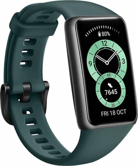 Huawei Band 6 Waterproof with Heart Rate Monitor Forest Green Forest Green