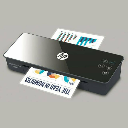 HP Laminator Pro Laminator 600 Desktop for A4 125 Microns