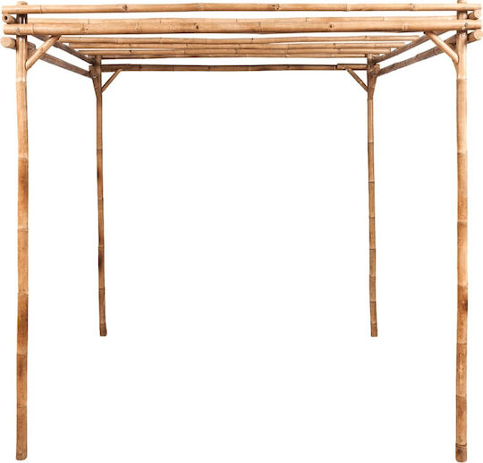 Pergolă De Grădină Din Bambus 170x170x220cm Maro 49296 Pergolă De Grădină Din Bambus 170x170x220cm Maro 49296