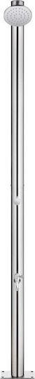 vidaXL Pool Shower with Width 12cm Silver