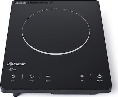 Diplomat DPL CS-H2017T 1001923 Countertop Burner Keramik Single Schwarz