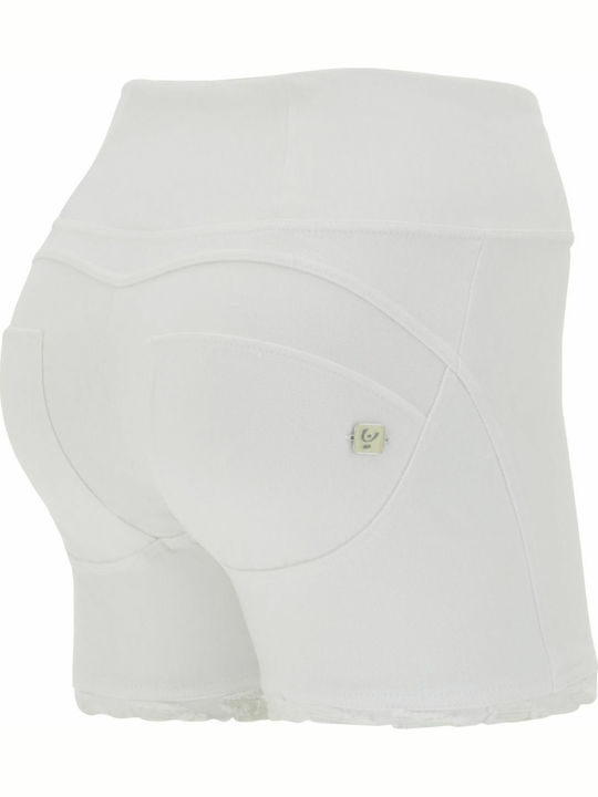 Women's Everyday Legging Shorts High Waisted & Push Up White