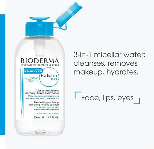 Bioderma Hydrabio H2O Micellar Water Αφαίρεσης Μακιγιάζ Προσώπου & Ματιών 500ml