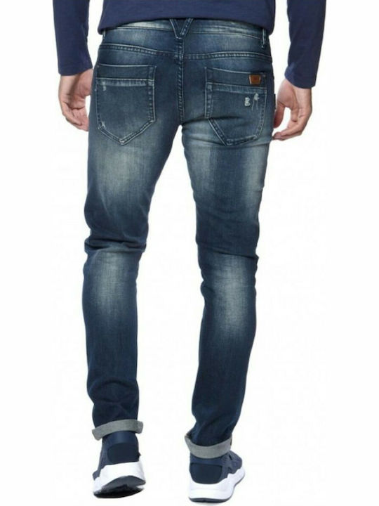 Camaro 17501-353-0622 Pantaloni de Bărbați din Jean în Croială Slim Albastru