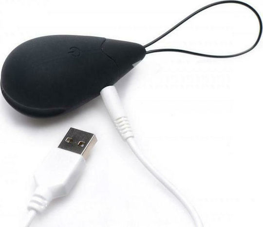 XR Bang! 10X Vibrating Silicone Egg Vibrator Egg with Remote Control 6.1cm Black