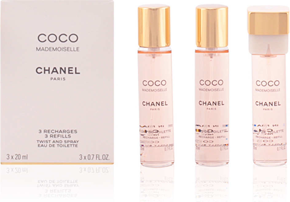 Chanel Coco Mademoiselle Twist & Spray Refill Eau de Toilette 3x20ml