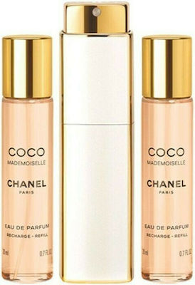 Chanel Coco Mademoiselle Twist & Spray Women's Set with Eau de Parfum 3pcs