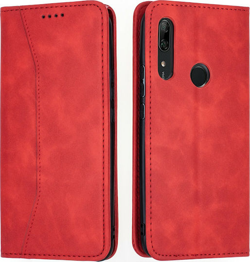 Bodycell PU Leather Book Piele artificială Roșu (Huawei P Smart Z / Honor 9X) 04-00528