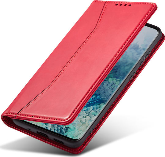 Bodycell PU Leather Book Synthetic Leather Red (Galaxy Note 10+) 04-00363